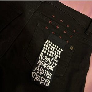 Black Ksubi Silent March Jeans